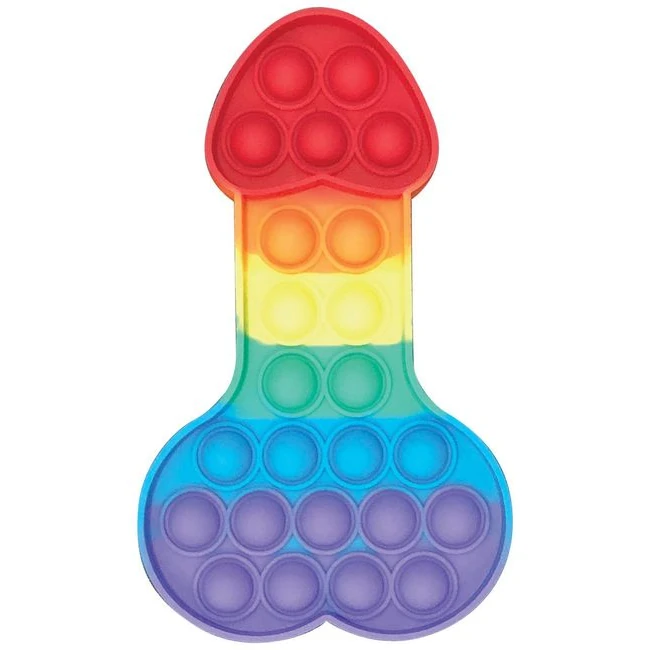 Penis Pop-It Toy - Silicone Surface and Popping Action