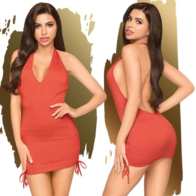 Penthouse Earth-shaker Mini Dress With Thong - Fit & Sizing