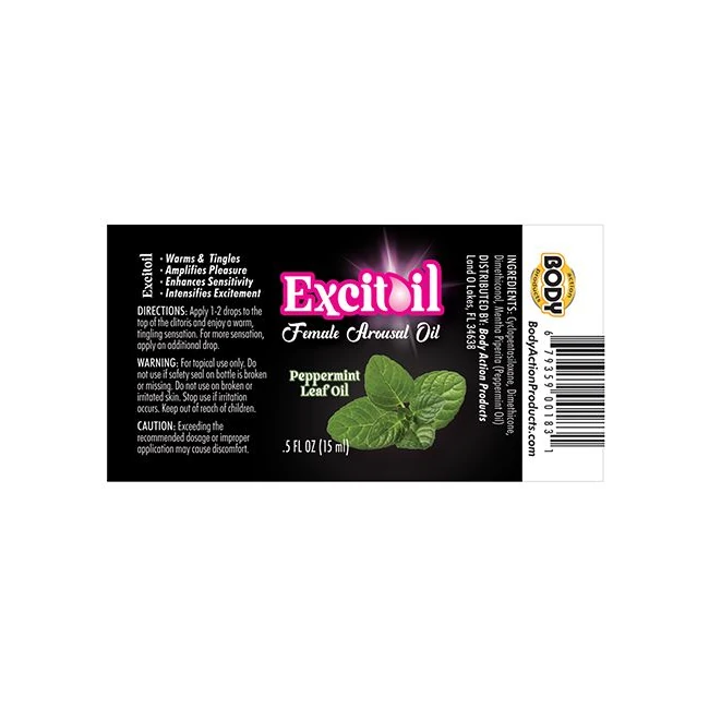 Peppermint Arousal Oil 0.5 Oz - Product Overview