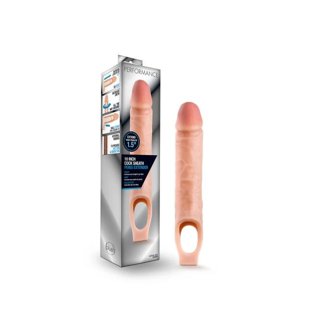Performance Cock Sheath Penis Extender - Internal Texture for Enhanced Stimulation