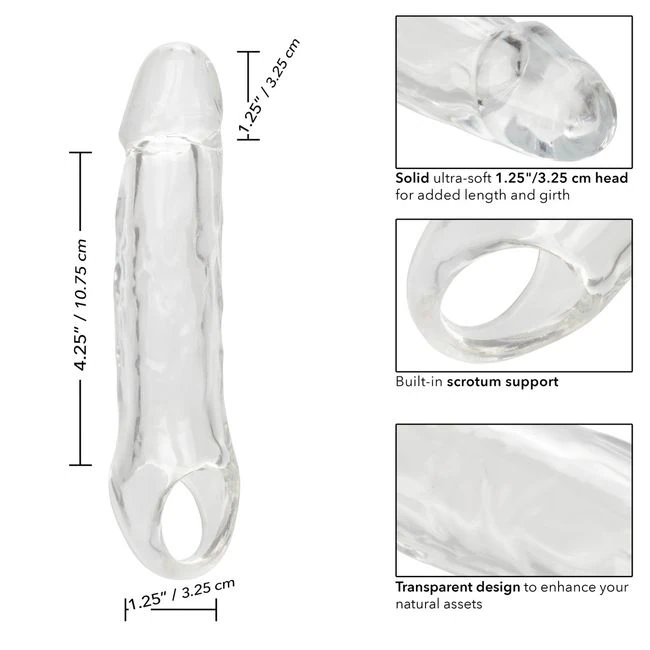 Performance Maxx Clear Extension 5.5 Inch - Material Feel and Safety