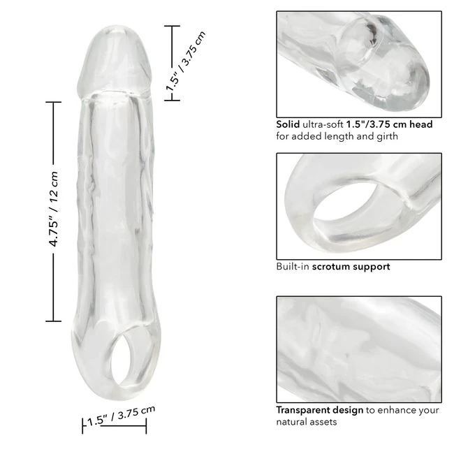 Performance Maxx Clear Extension 6.5 Inch - Material Feel and Safety