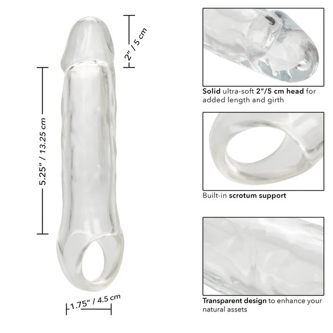Performance Maxx Clear Extension 7.5 Inch - Material Feel & Safety