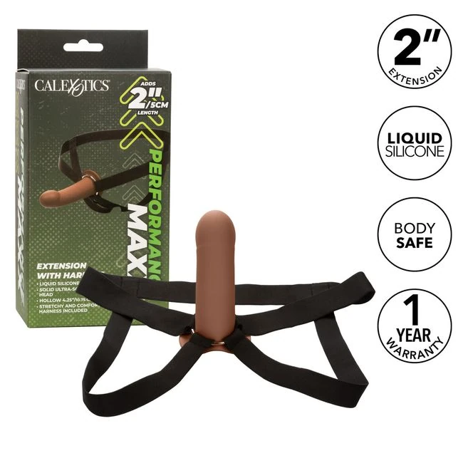 Performance Maxx Extension W/ Harness Brown - Size & Fit