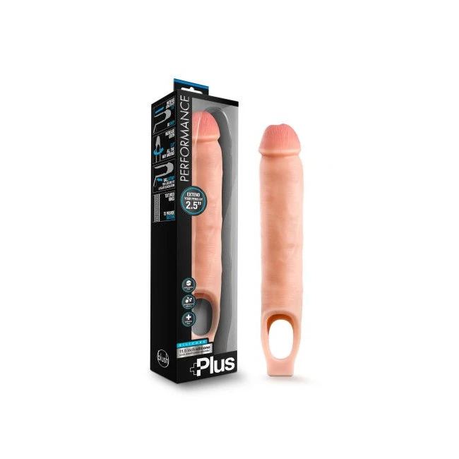 Performance Plus Silicone Cock Sheath Penis Extender - Internal Texture and Sensation