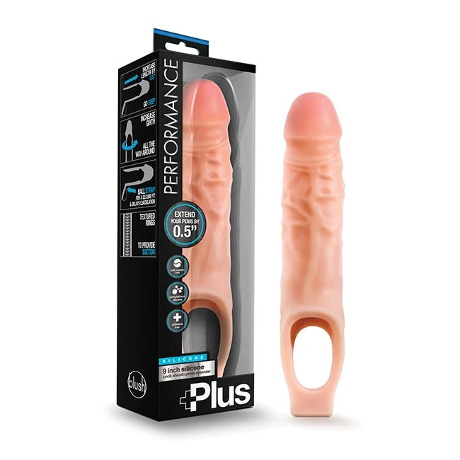 Performance Plus Silicone Cock Sheath Penis Extender - Material Feel and Safety