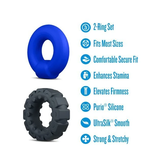 Performance Plus Engage 2 Cock Ring Set Plat/blk - How the Engage 2 Set Feels in Use