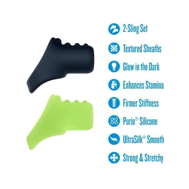 Performance Plus Flare 2 Cocksling Set Glow in the Dark - Overview
