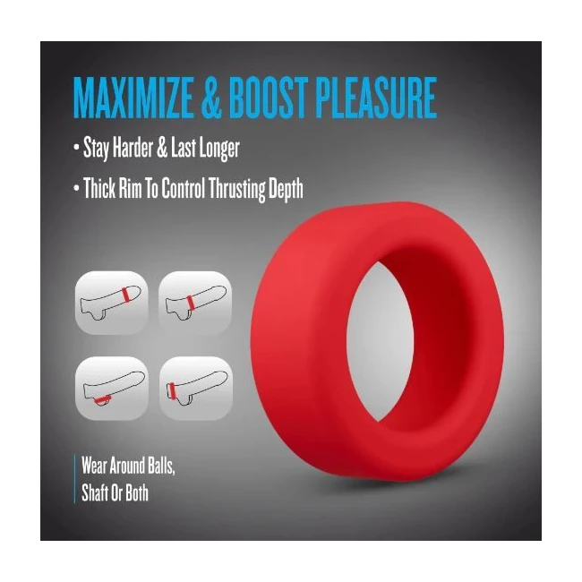 Performance Plus Pursuit Cock Ring Red - What Sets It Apart