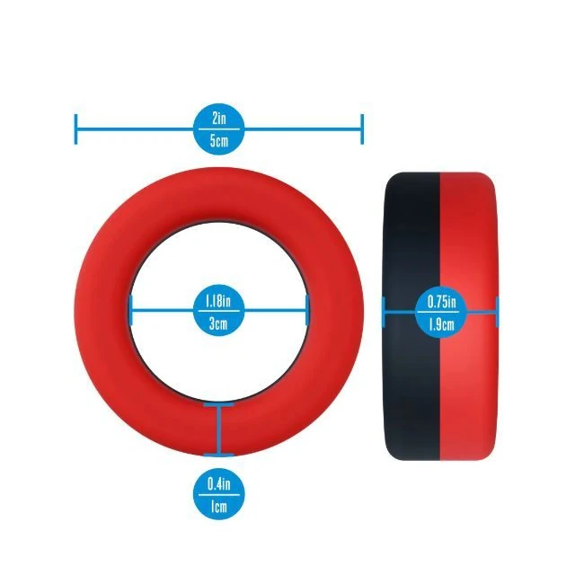 Performance Plus Takeoff Cock Ring Black/red - Design &amp; Build