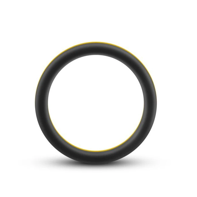 Performance Silicone Go Pro Cock Ring Black/gold/black - Key Details