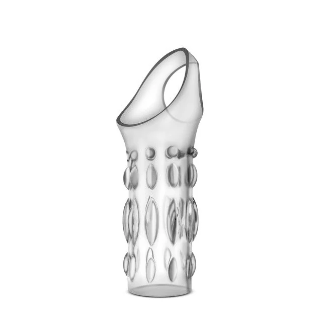 Performance Studded Sleeve Ring Clear - Internal Texture for Enhanced Stimulation