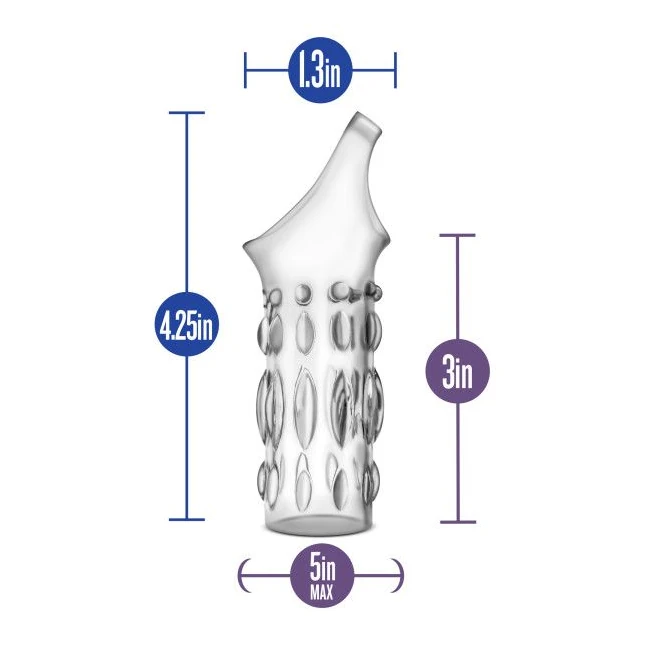 Performance Studded Sleeve Ring Clear - Material Feel & Maintenance