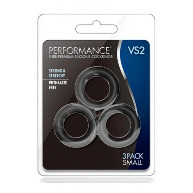 Performance Vs2 Silicone Cock Ring 3 Piece Set - Key Details