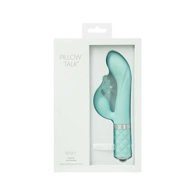 Pillow Talk Kinky Clitoral W/ Swarovski Crystal - Experience the Pillow Talk Kinky Clitoral Vibrator with Swarovski Crystal