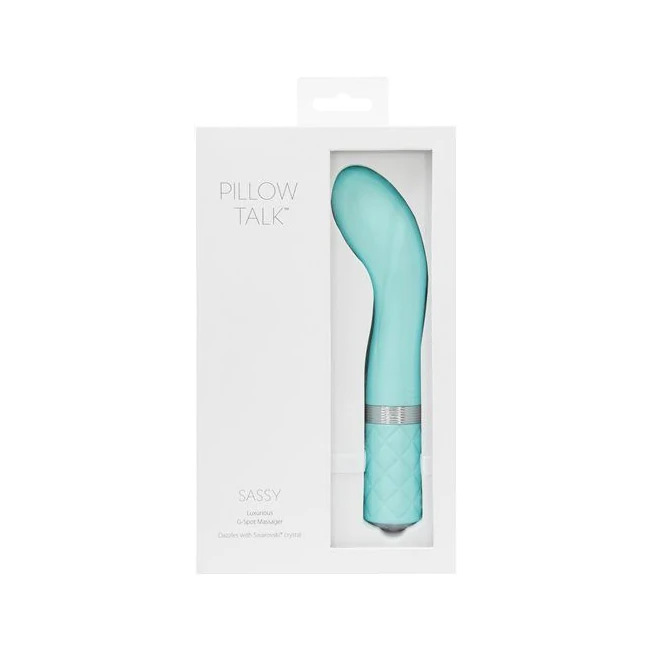Pillow Talk Sassy G Spot Vibe W/swarovski Crystal - Experience the Elegance of Pillow Talk Sassy G-Spot Vibrator