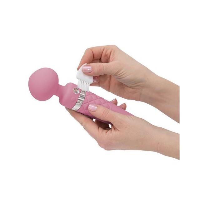 Pillow Talk Sultry Rotating Wand - How It Feels
