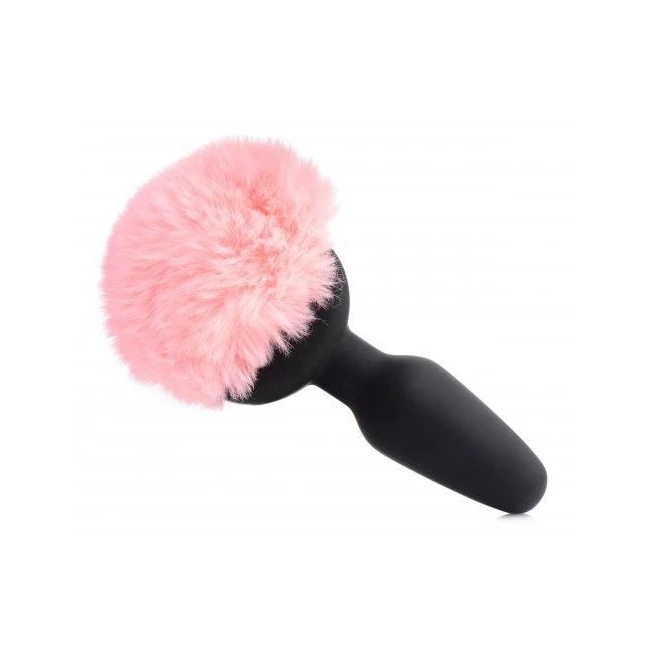 Pink Bunny Tail Vibrating Anal Plug - Material & Safety
