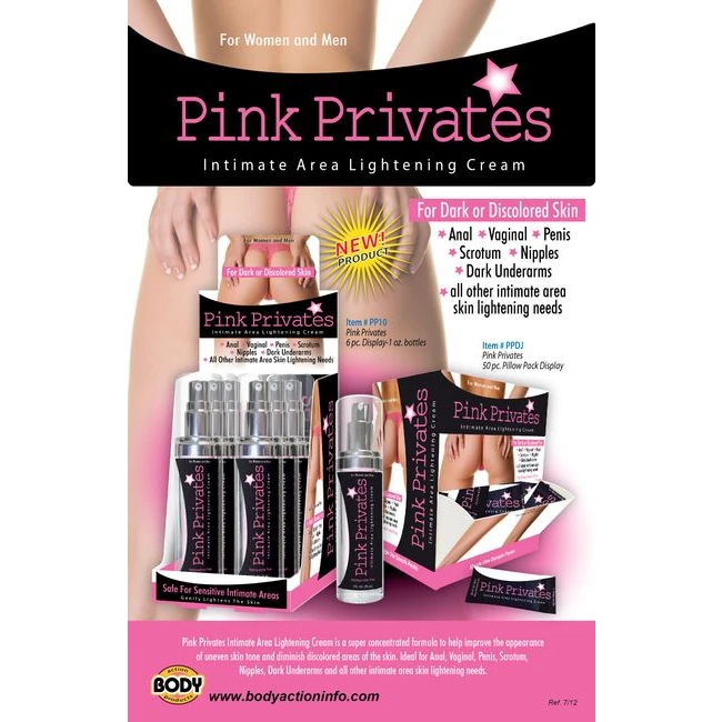 Pink Privates 1 Oz 6pc Bottle Counter Display - What Stands Out