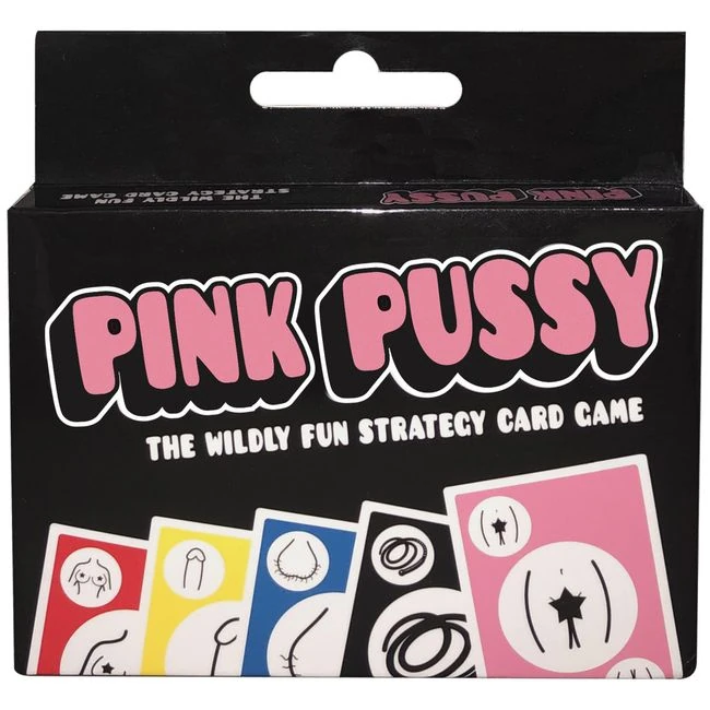 Pink Pussy Card Game - 108 Cards and a Rule Card for Two to Six Adults