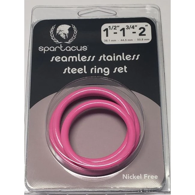 Stainless Steel C-Ring Set - 1.5 1.75" 2" " - Three Diameters, Four Finishes