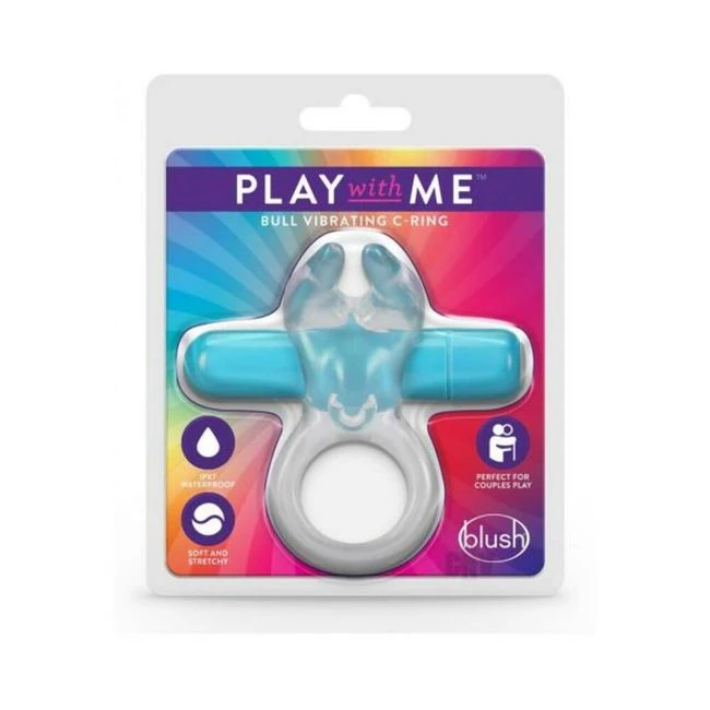 Play with Me - Bull Vibrating C-ring - - Fabric & Feel