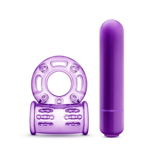 Play with Me Couples Play Vibrating Cockring Purple - Experience Intense Pleasure with the Play With Me Couples Vibrating Cock Ring
