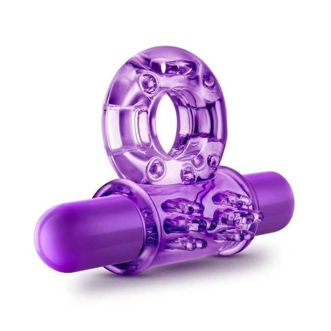 Play with Me Couples Play Vibrating Cockring Purple - How It Feels