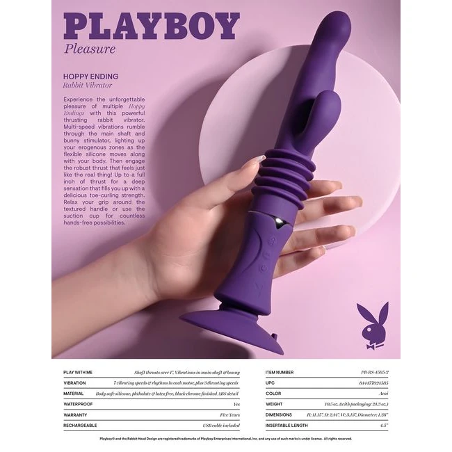 Playboy Hoppy Ending - Vibration Modes and Thrusting Power