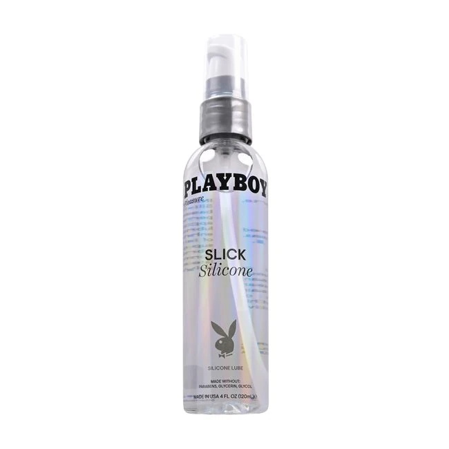 Playboy Slick Silicone 4 oz - A 4 Fluid Ounce Bottle Made to Last