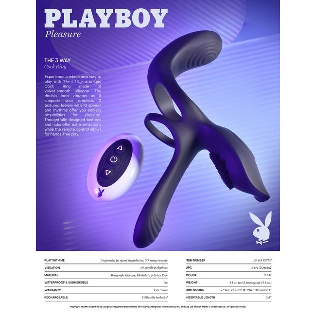 Playboy the 3 Way - Power, Performance, and Ease of Use