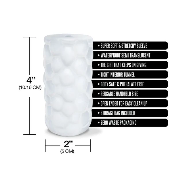 Pleasure Package Use with Caution - Tight Textured Stroker - Internal Texture
