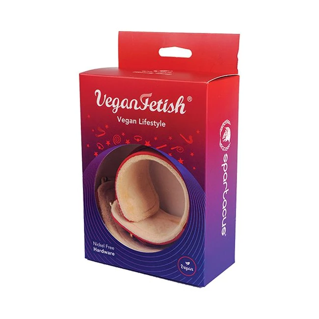 Plush Lined Red Pu Wrist Cuffs - Build & Quality
