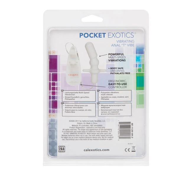 Pocket Exotic Anal T Vibe - Power & Control