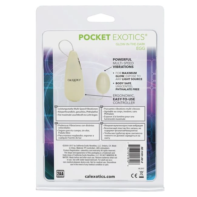 Pocket Exotic Glow Egg - Vibration Modes and Performance