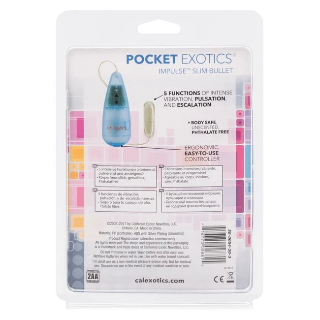 Pocket Exotic Impulse Pocket Pack Slim Silver Bullet - Product Overview