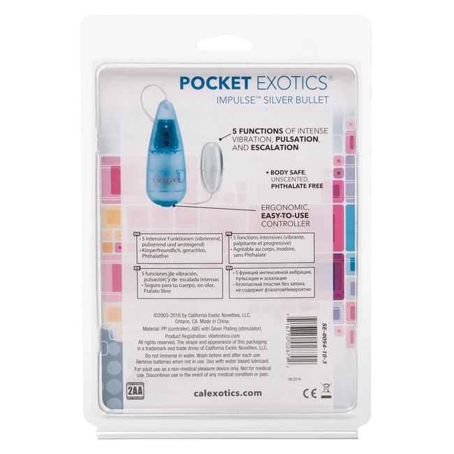Pocket Exotic Impulse Pocket Pak Silver Bullet - Design and Materials