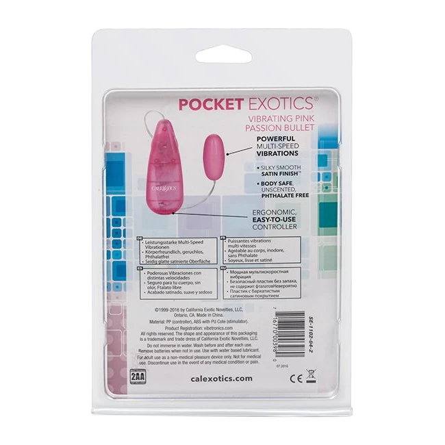Pocket Exotic Pink Passion Bullet - How It Feels