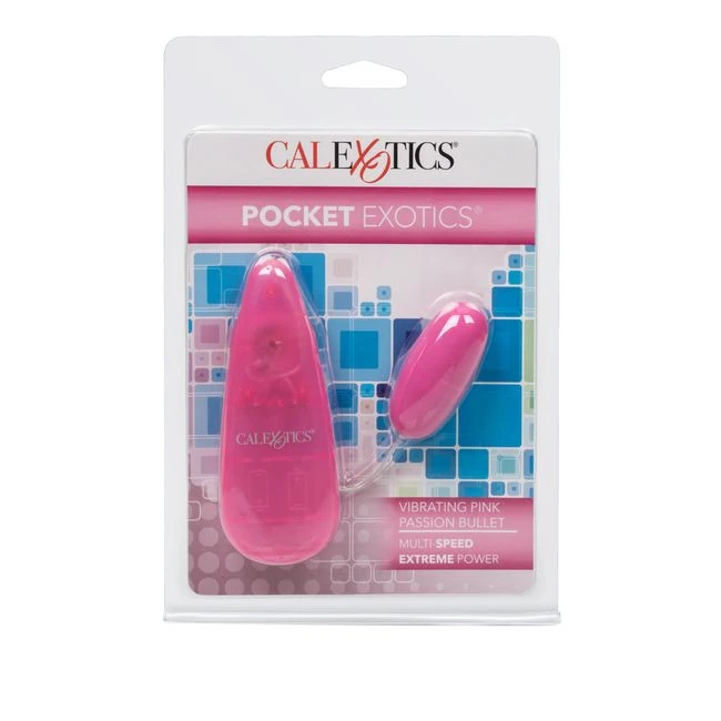 Pocket Exotic Pink Passion Bullet - Materials & Specifications