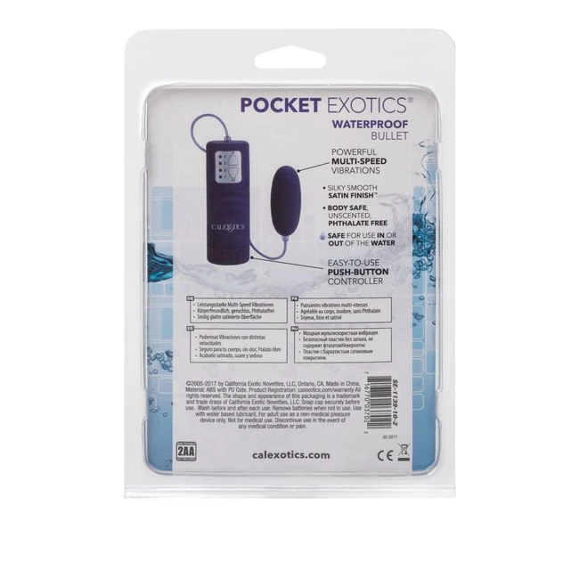 Pocket Exotics Bullet W/p - Additional Features