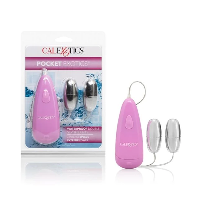 Pocket Exotics Double Silver Bullet Water Prooof - Power & Performance