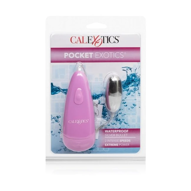 Pocket Exotics Silver Bullet Water Proof - Compact Design for Discreet Pleasure