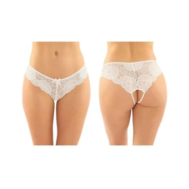 Poppy Crotchless Floral Lace Panty 6-pack - Fit & Sizing