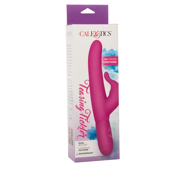 Posh Teasing Tickler 10 Function Pink - Posh Teasing Tickler 10 Function Pink Vibrator by California Exotic Novelties