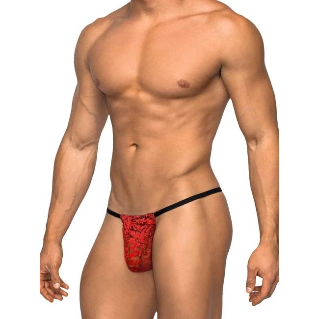 Posing Strap Stretch Lace - Floral Lace Over a Stretch Blend