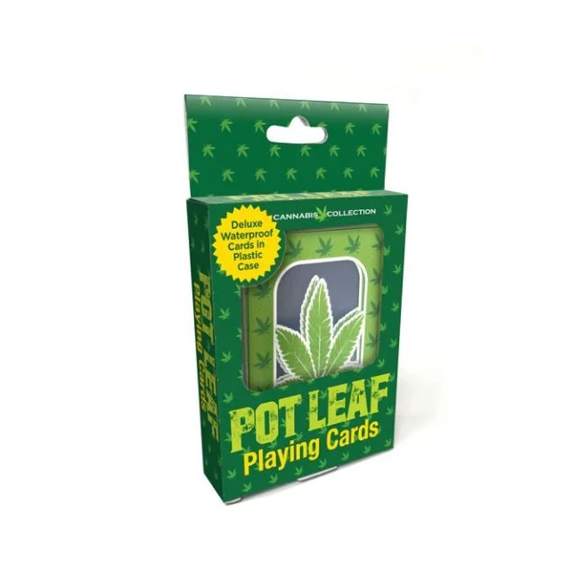 Pot Leaf Waterproof Playing Cards - A Standard-Size Deck Built to Handle Water