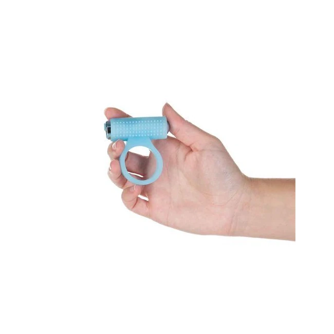 Power Bullet Cosmic Cock Ring W/ Bullet Glow in the Dark - Vibration Modes