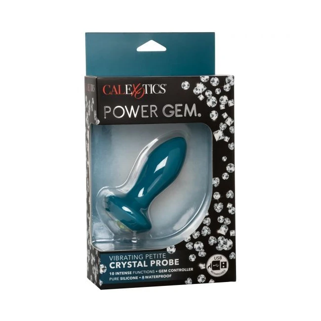 )power Gem Vibrating Petite Crystal Probe- Blue - How It Feels