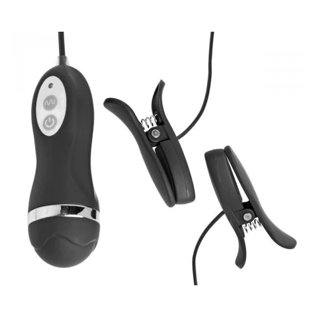 Power Pinchers 10 Mode Vibrating Nipple Clamps - Fabric & Feel
