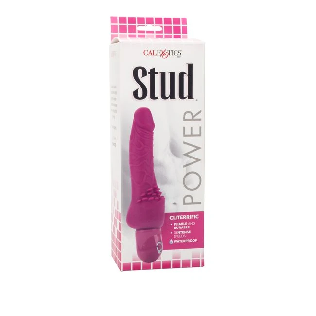 Power Stud Clitterific Pink - Power Stud Clitterific Pink Vibrator